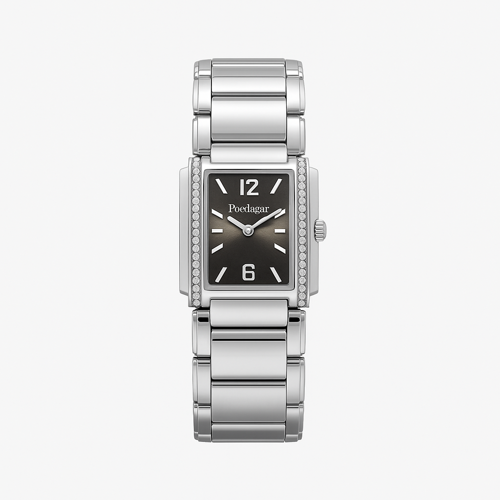 Watch Poedagar Watch White Steel Line.