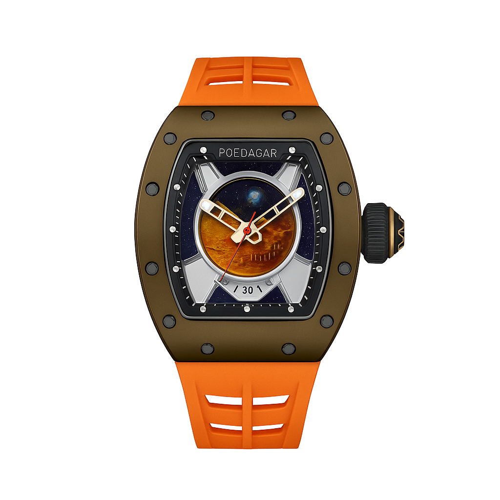 Watch Poedagar Watch Brown Titanium Select.