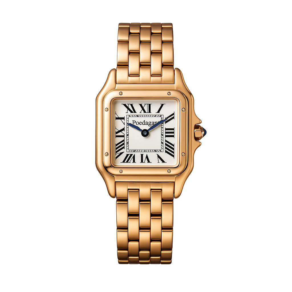 Watch Poedagar Watch Gold Gold Pro.