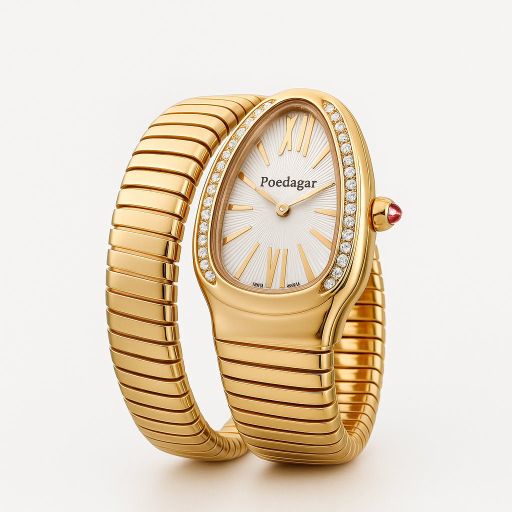 Watch Poedagar Watch Gold Gold Pro.