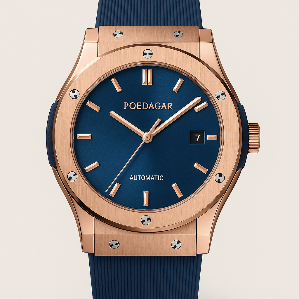 Watch Poedagar Watch Black Titanium Studio.