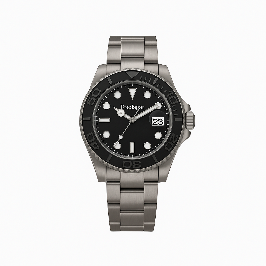 Watch Poedagar Watch Black Titanium Pro.