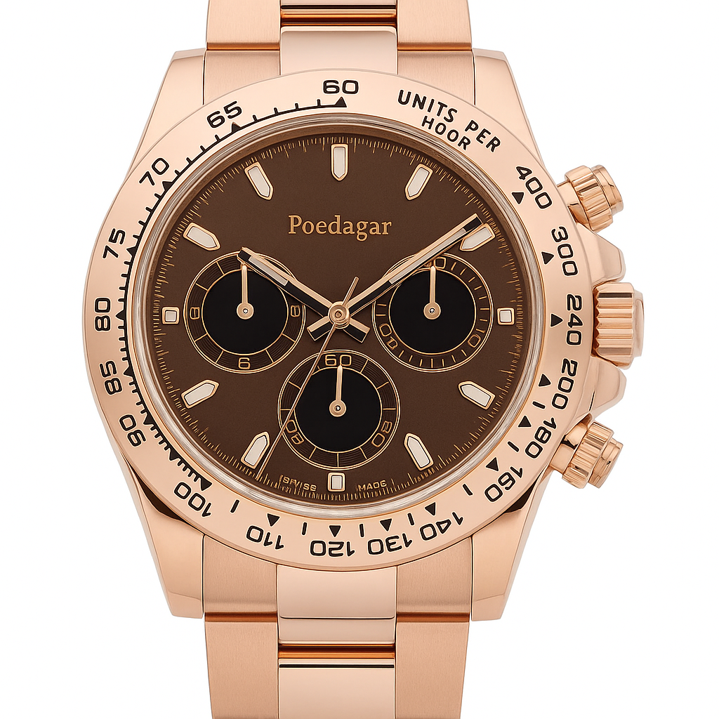 Watch Poedagar Watch Brown Ceramic Select.