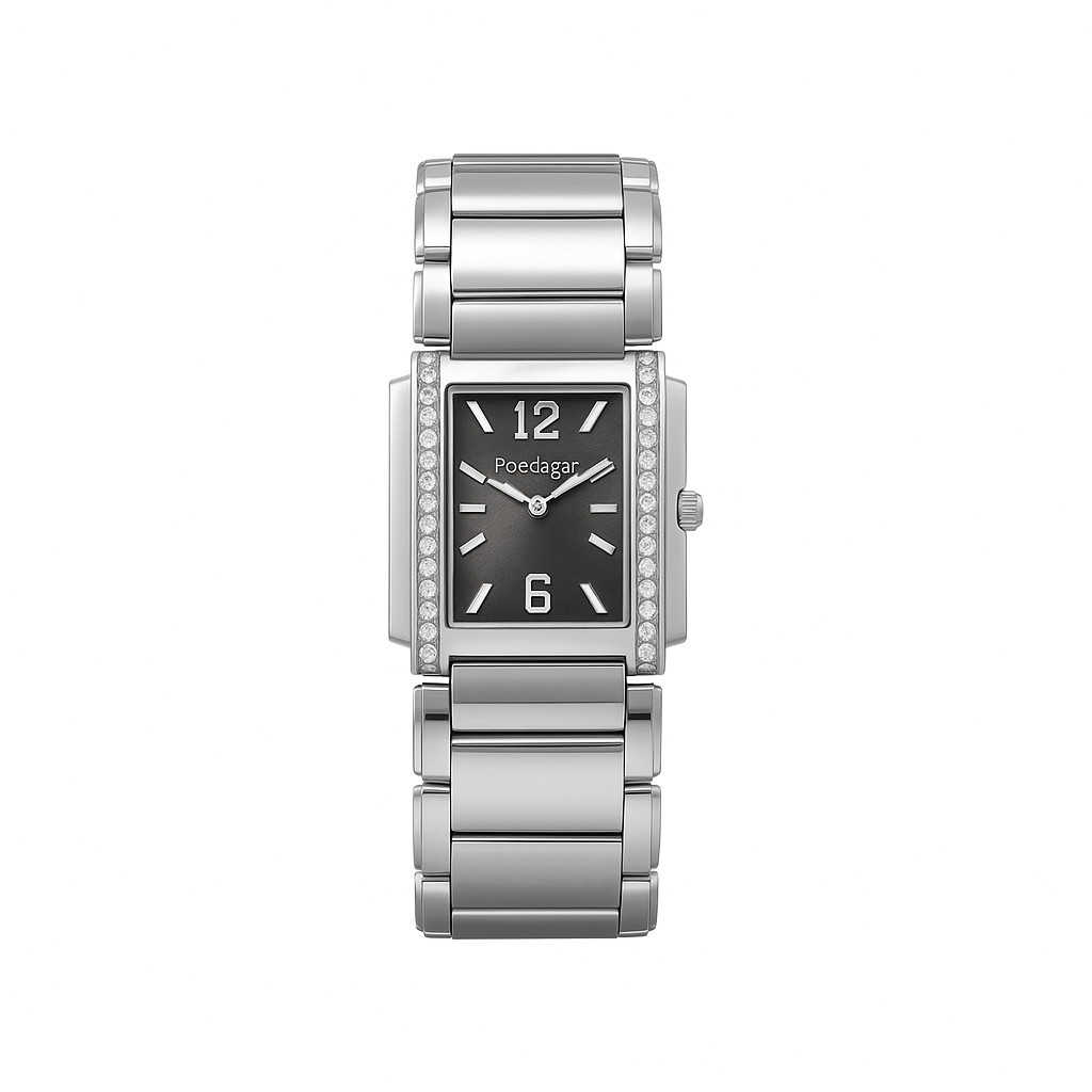 Watch Poedagar Watch White Steel Line.