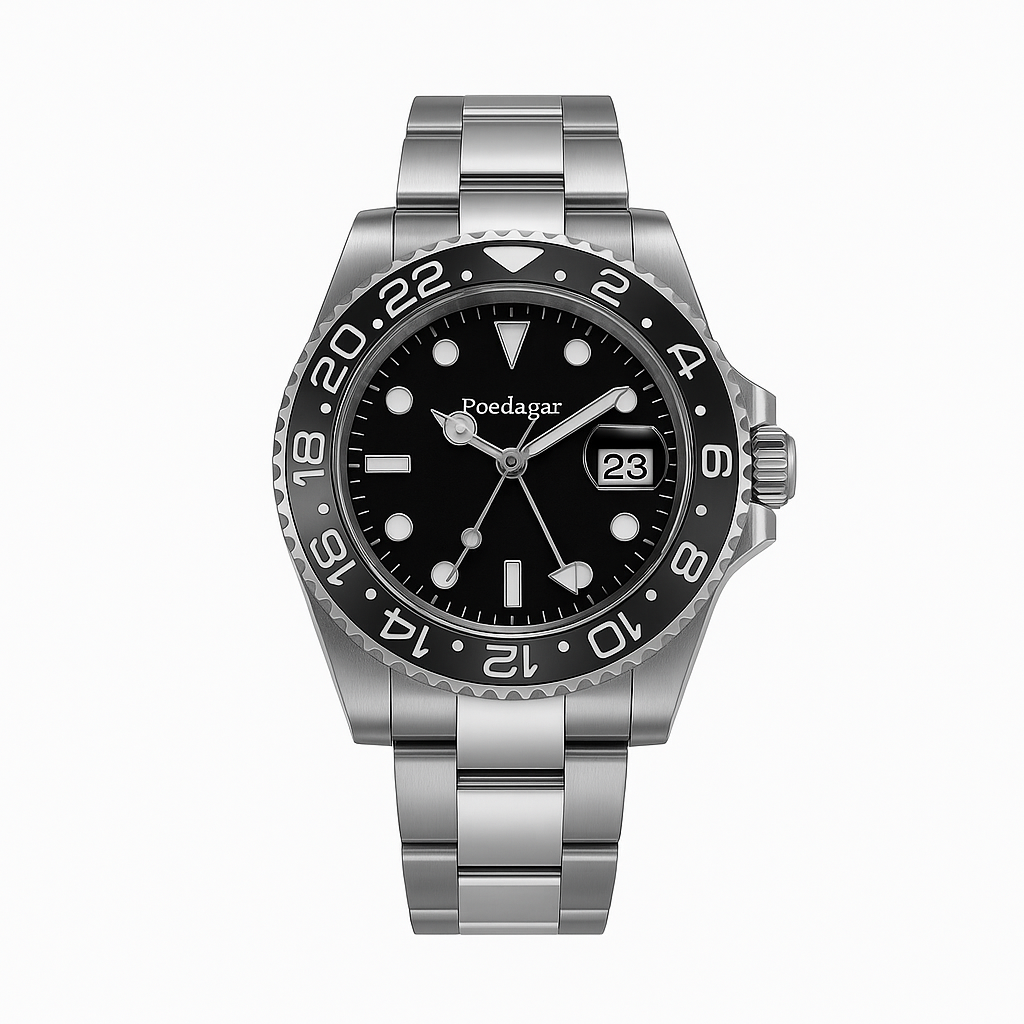 Watch Poedagar Watch Black Steel Studio.