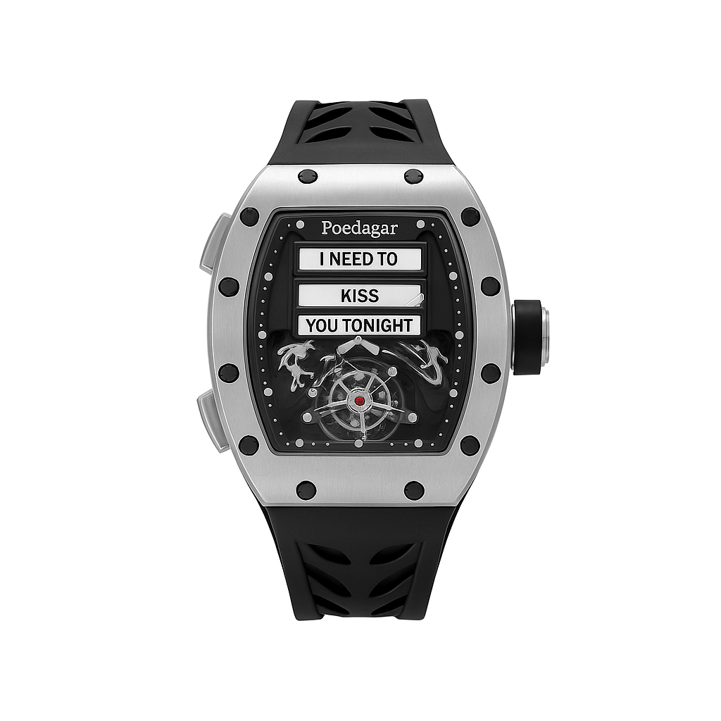 Watch Poedagar Watch Black Titanium Studio.