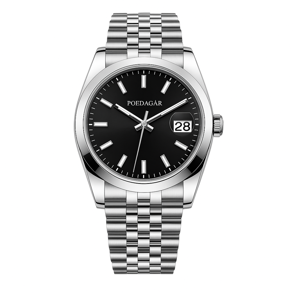 Watch Poedagar Watch Black Steel Select.