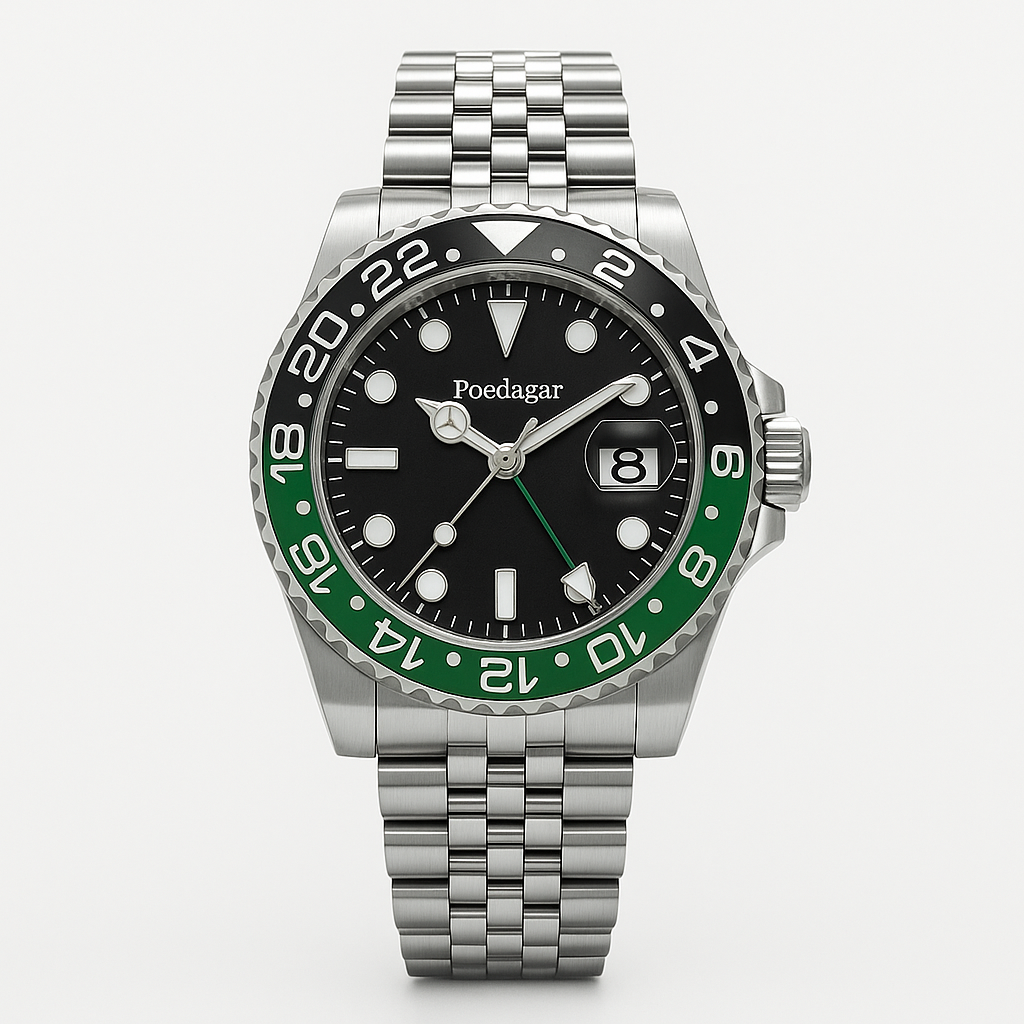 Watch Poedagar Watch Black Steel Edition.