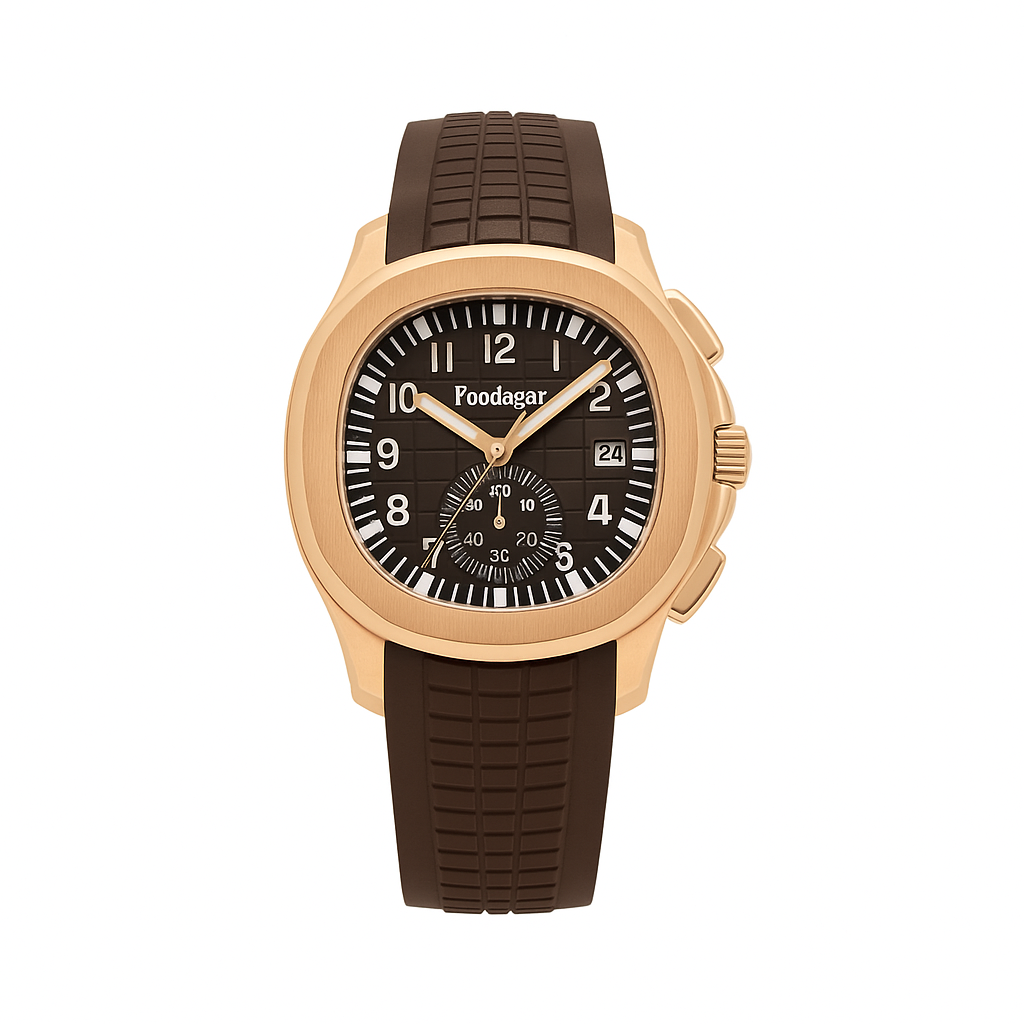 Watch Poedagar Watch Rose Gold Steel Classic.