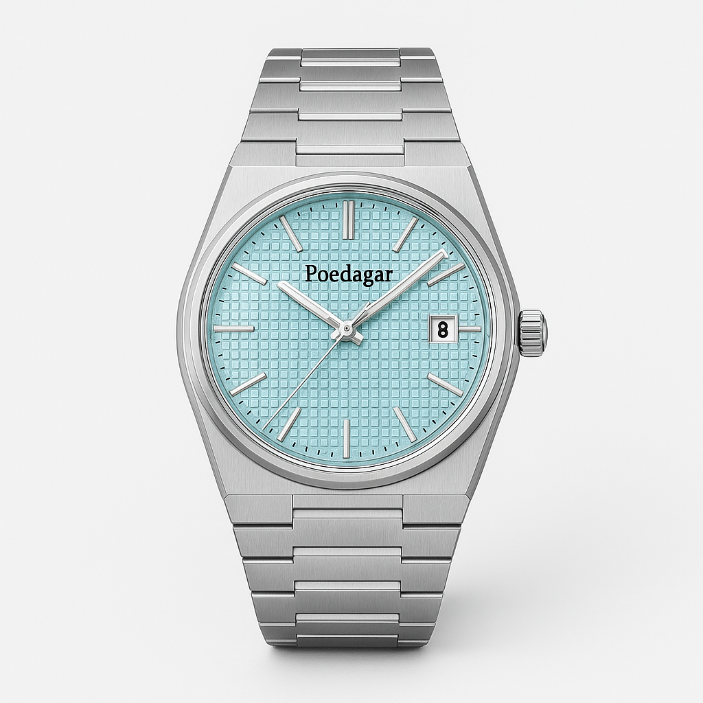 Watch Poedagar Bracelet Blue Steel Elite.