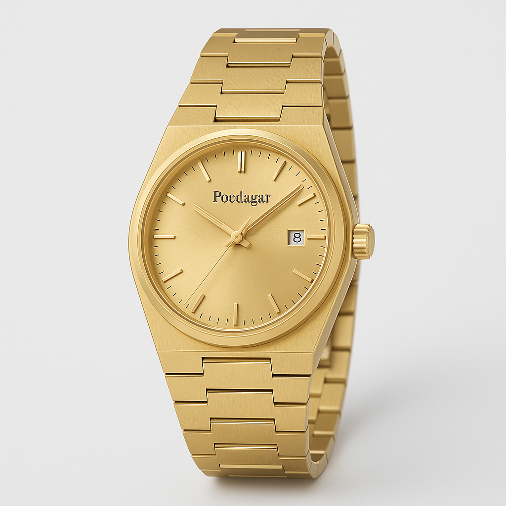 Watch Poedagar Bracelet Red Steel Classic.
