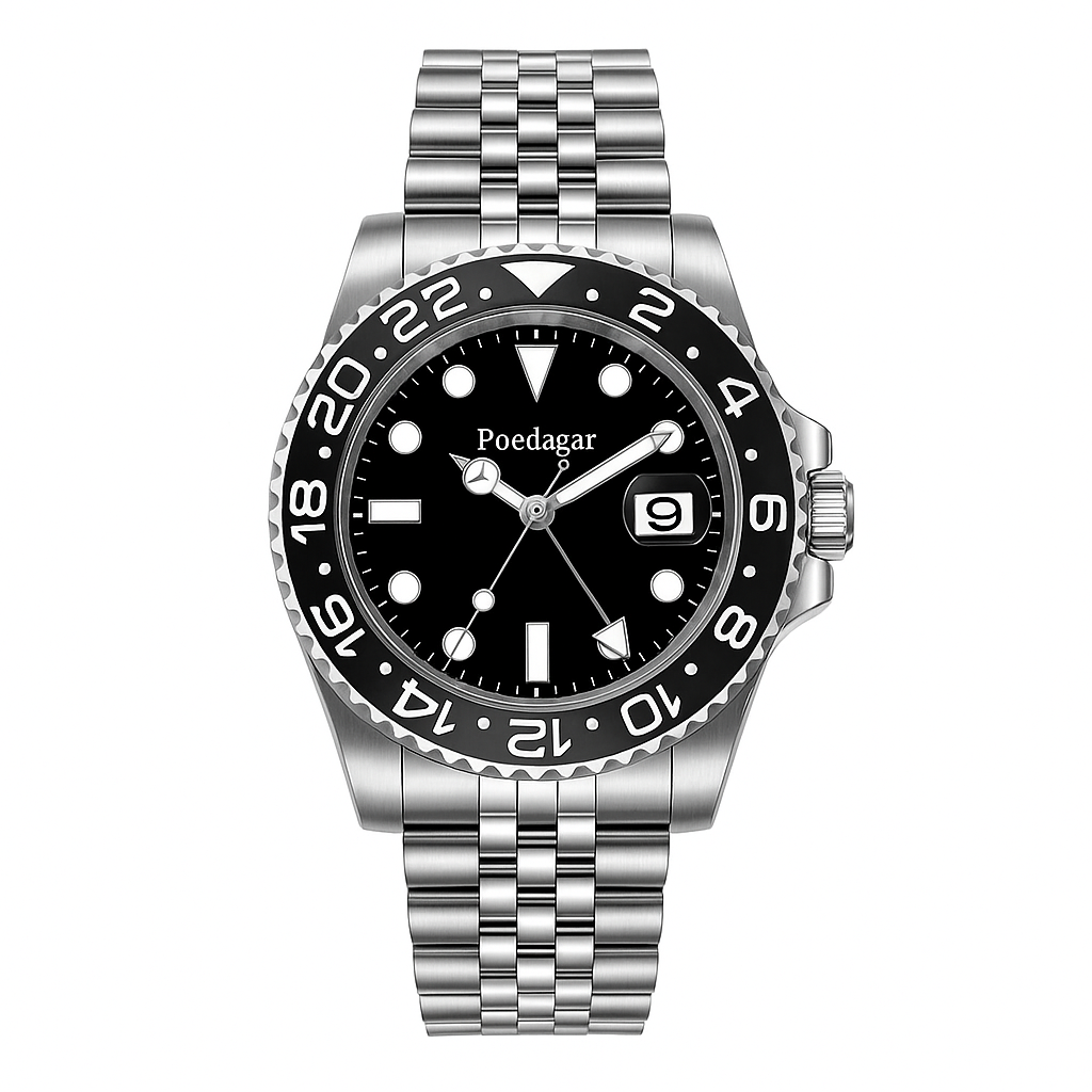 Watch Poedagar Watch Black Steel Studio.