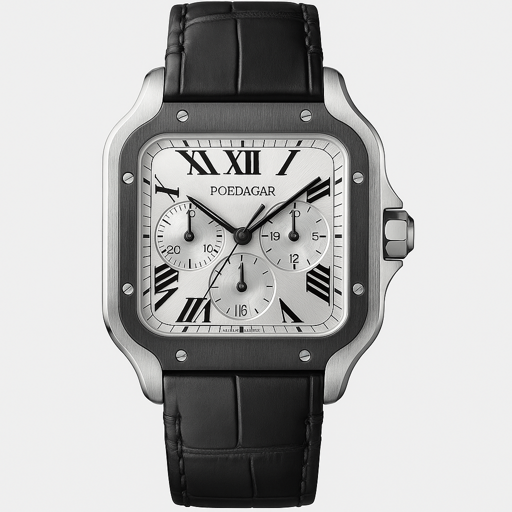 Watch Poedagar Watch Silver Rubber Select.