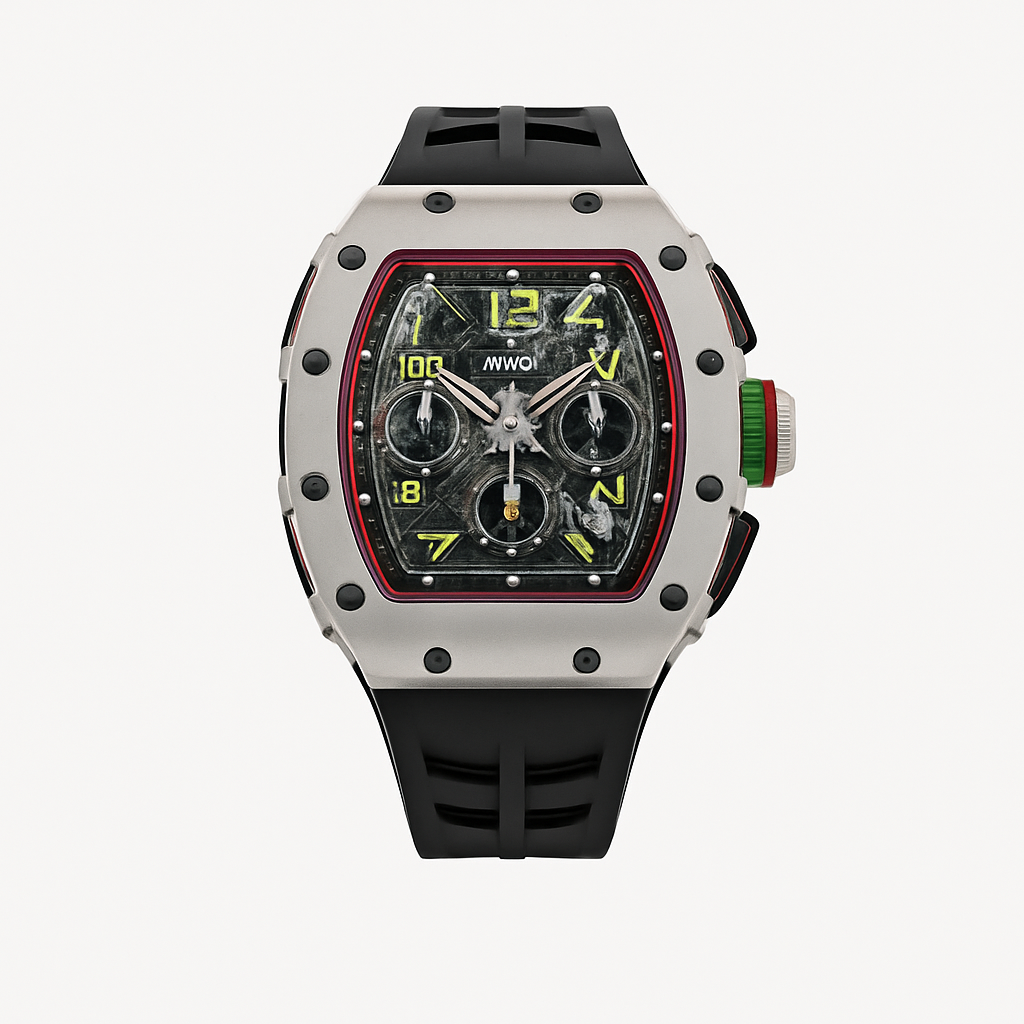 Watch Poedagar Watch Red Titanium Line.