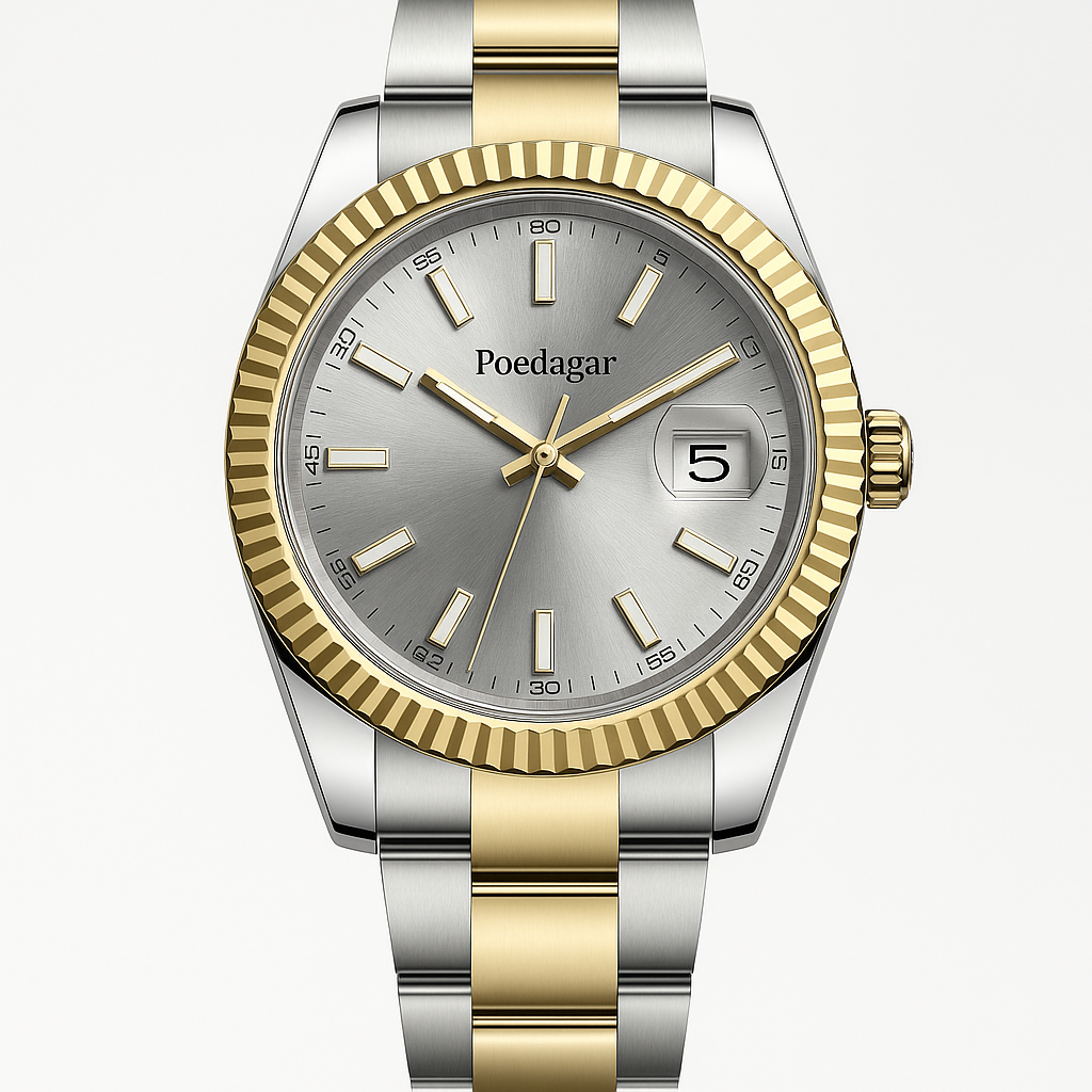 Watch Poedagar Bracelet Silver Classic.