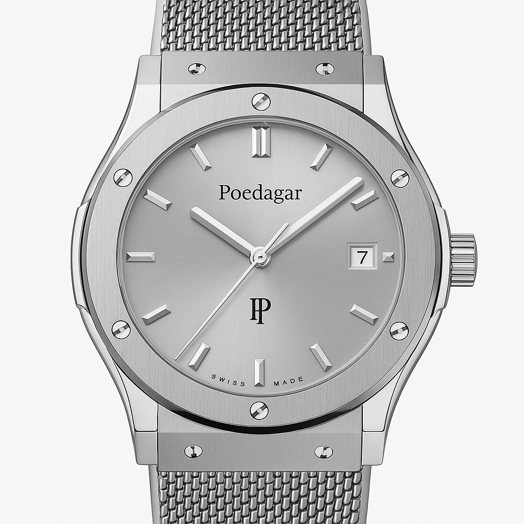 Watch Poedagar Watch Black Titanium Line.