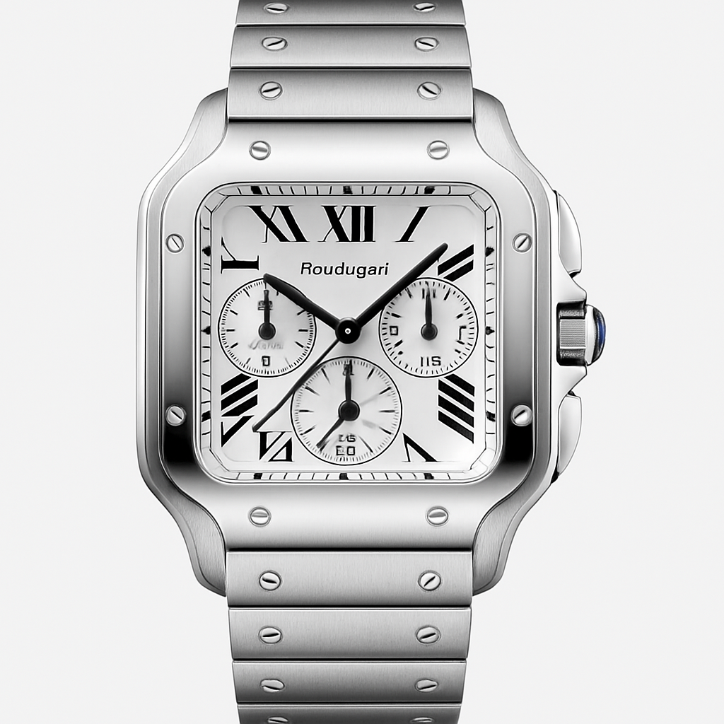 Watch Poedagar Watch Silver Steel Elite.