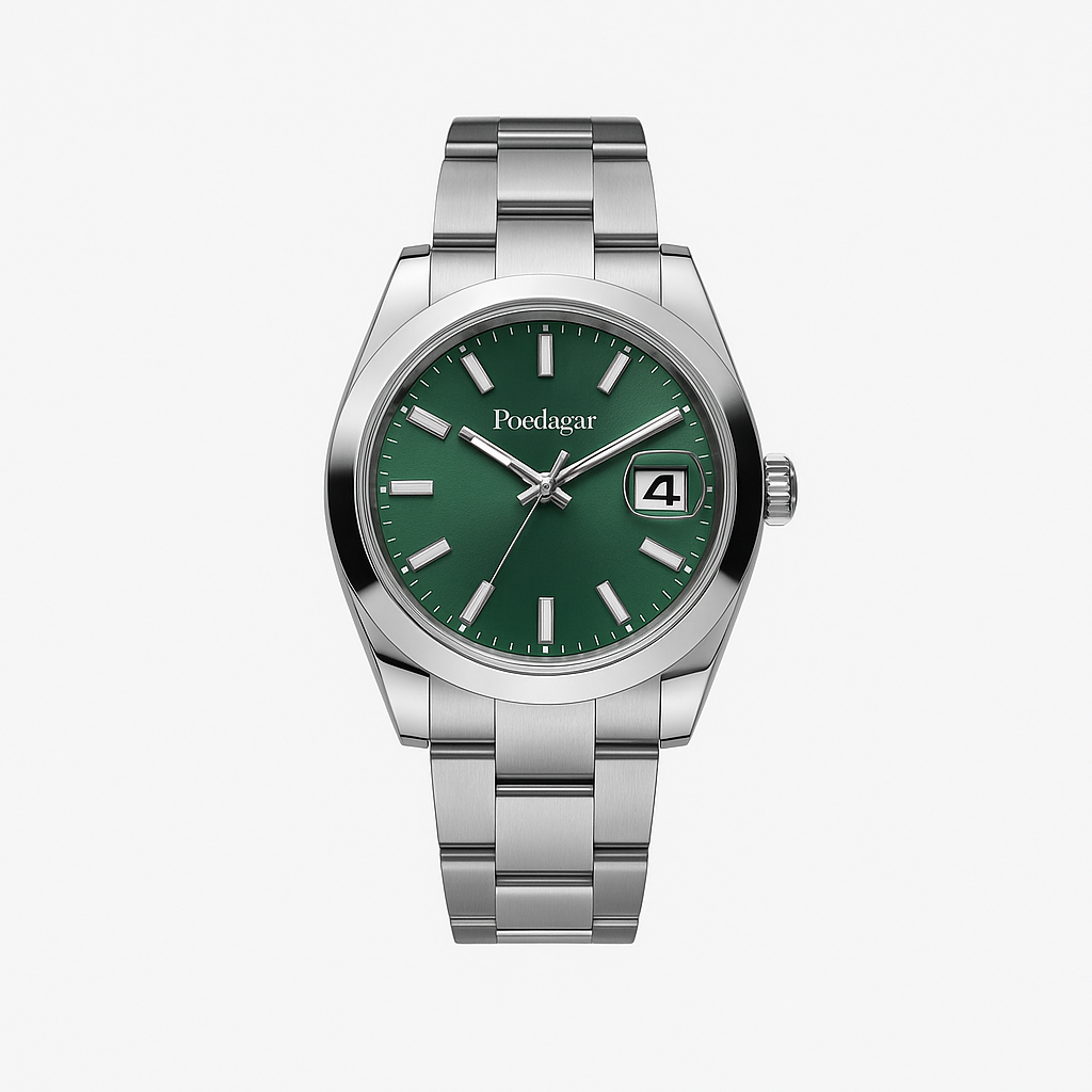 Watch Poedagar Bracelet White Steel Line.