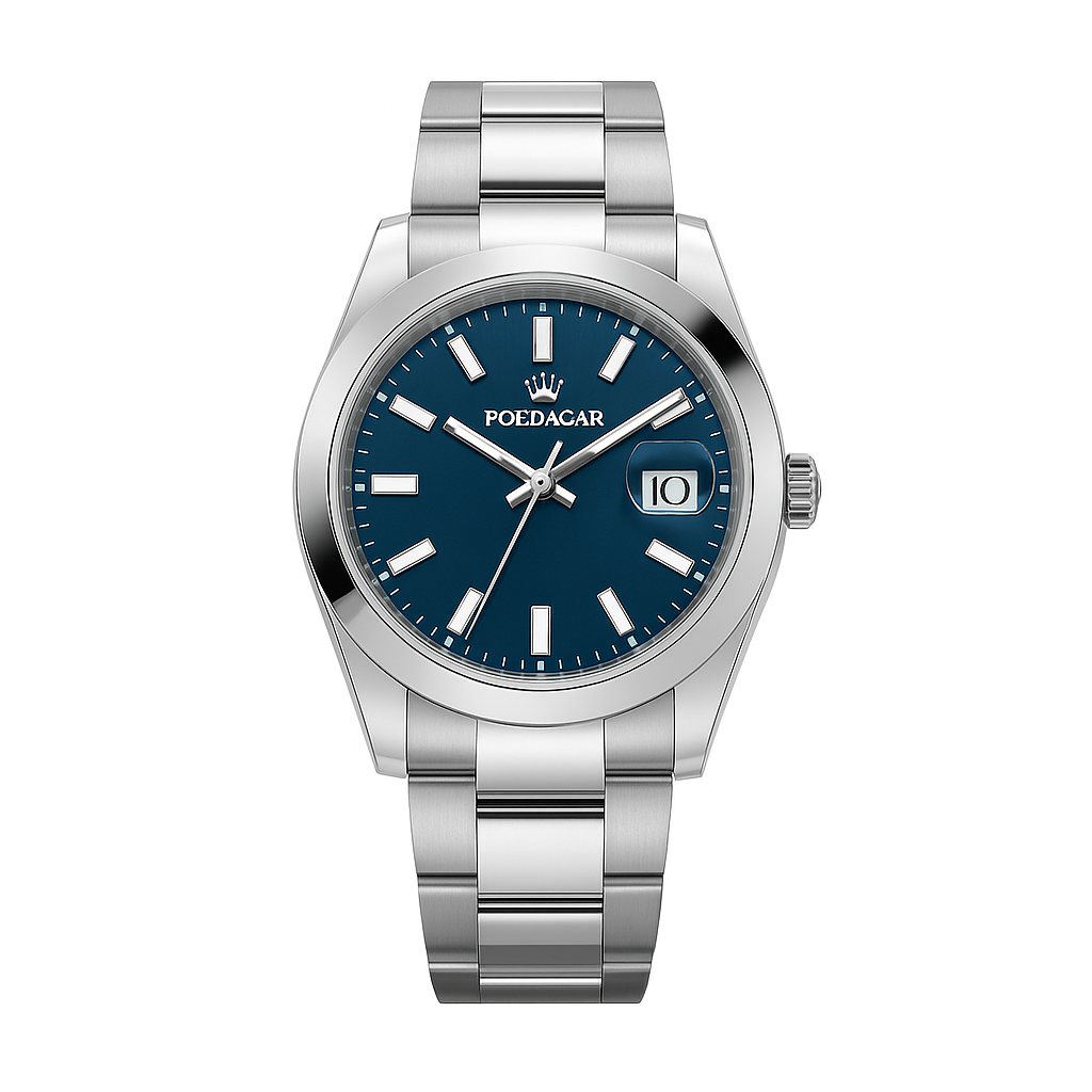 Watch Poedagar Watch Black Steel Line.