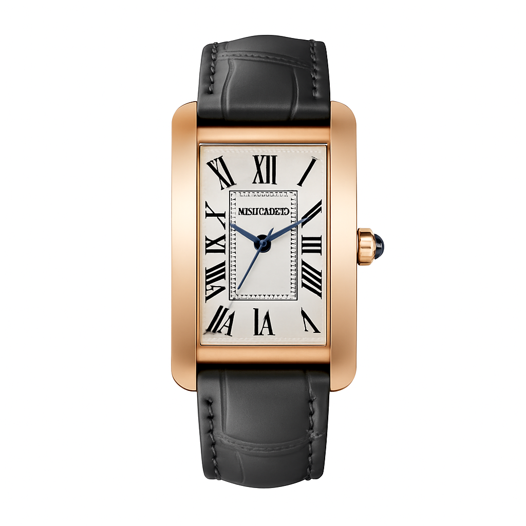 Watch Poedagar Watch Gold Leather Line.