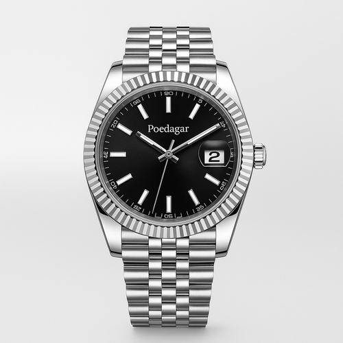 Watch Poedagar Bracelet Black Steel Select.