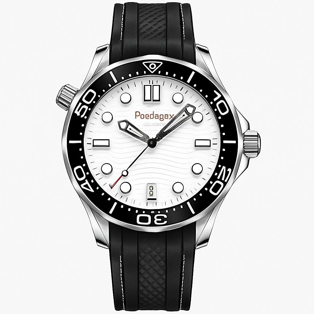 Watch Poedagar Watch Black Steel Elite.
