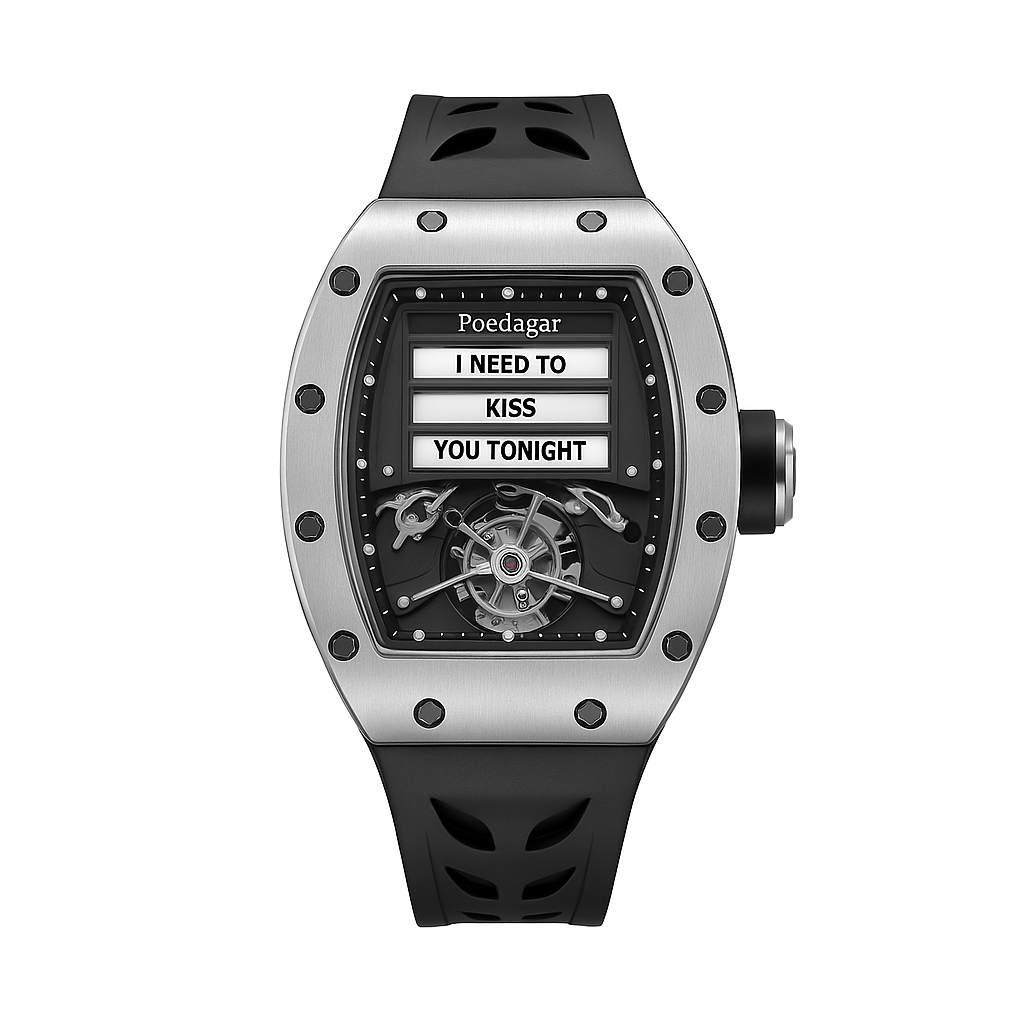 Watch Poedagar Watch Black Titanium Studio.