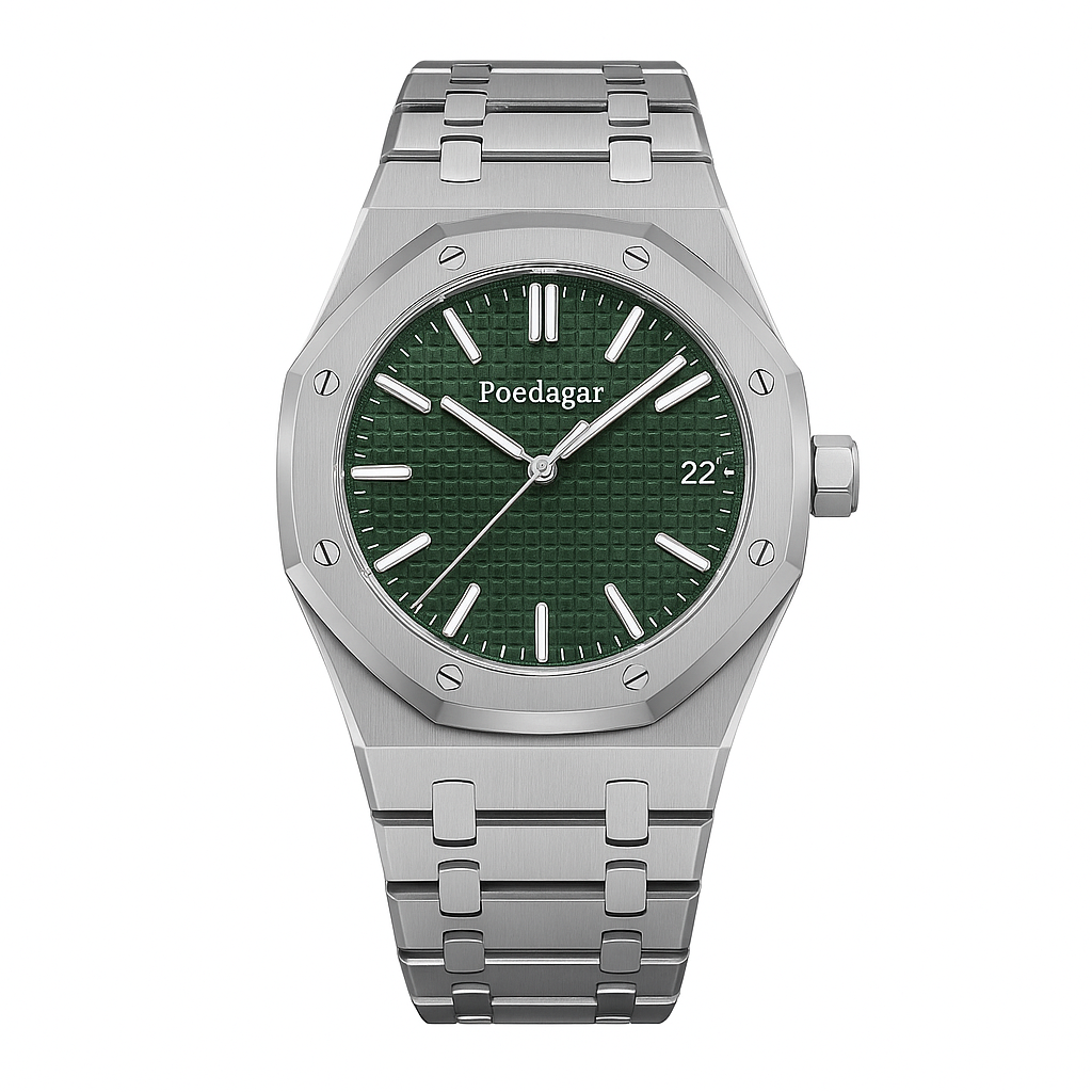 Watch Poedagar Watch White Steel Edition.