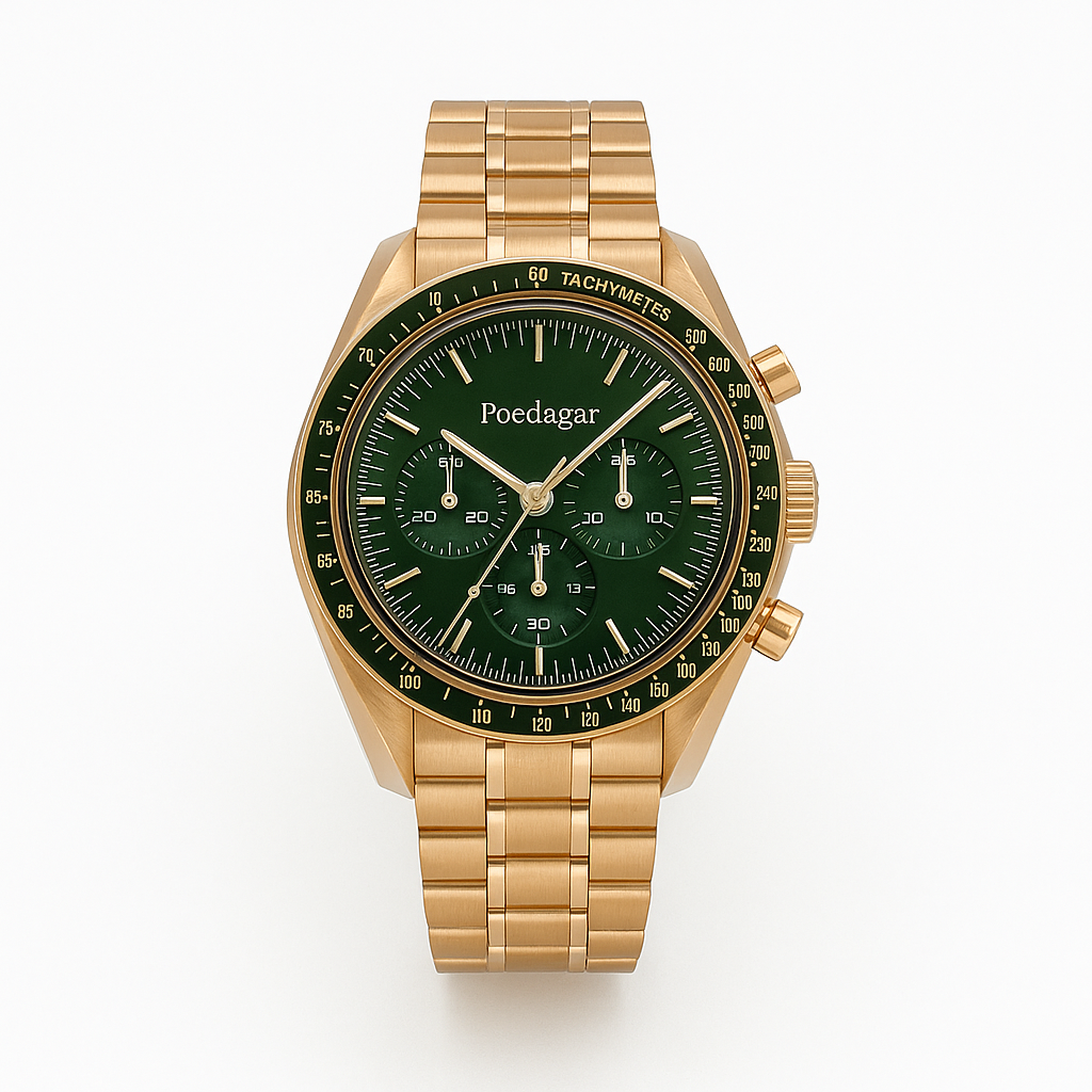 Watch Poedagar Watch Gold Steel Select.