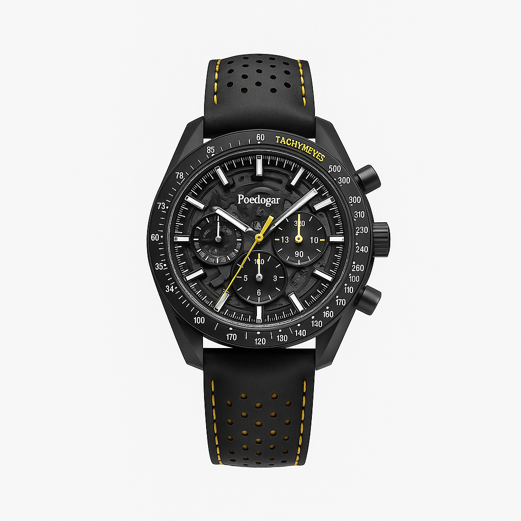 Watch Poedagar Watch Yellow Leather Line.