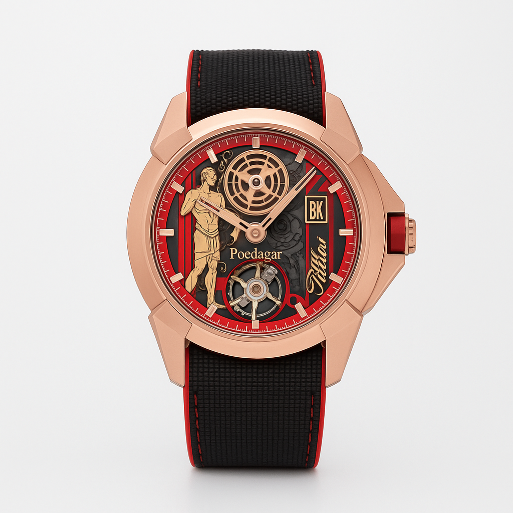 Watch Poedagar Watch Rose Gold Steel Classic.